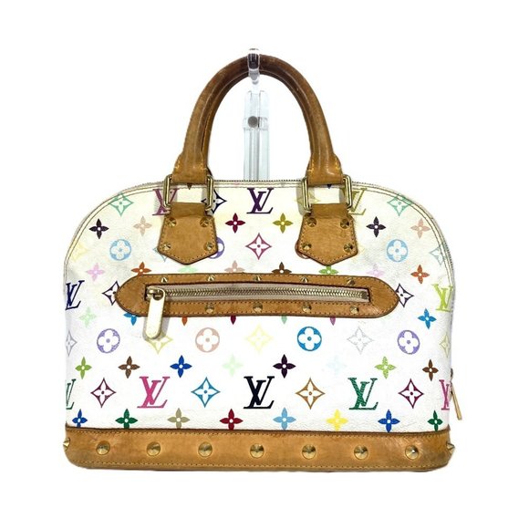 LOUIS VUITTON White Monogram Alma Tote Bag - Picture 1 of 16